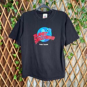 Vintage Y2K planet Hollywood Lake Tahoe essential 90s tshirt